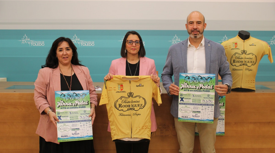 La Diputación destaca que la marcha “Jarra y Pedal” es una oportunidad para dar a conocer el entorno privilegiado de la Sierra de San Vicente